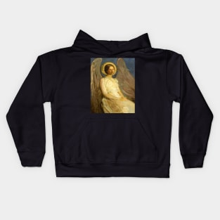 Angel Meditating Heaven Sent 107 Kids Hoodie